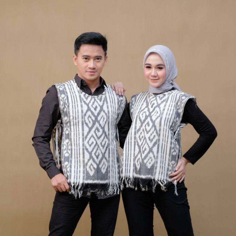 VEST TENUN IKAT TROSO / BATIK PEKALONGAN