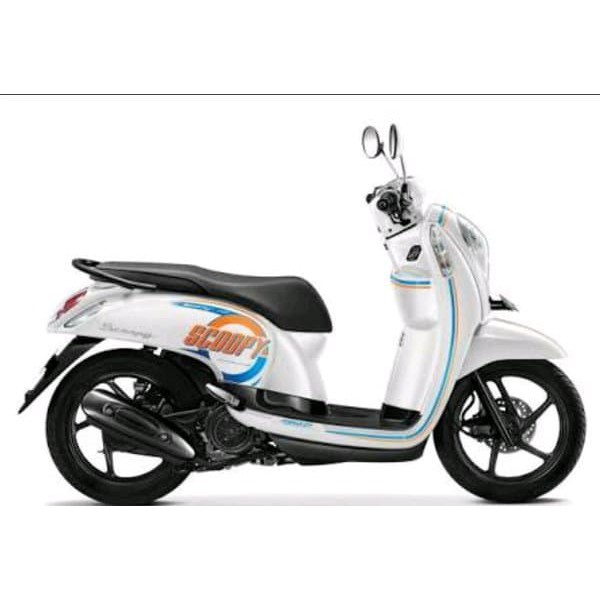 cover front panel tameng scoopy fi k16 putih