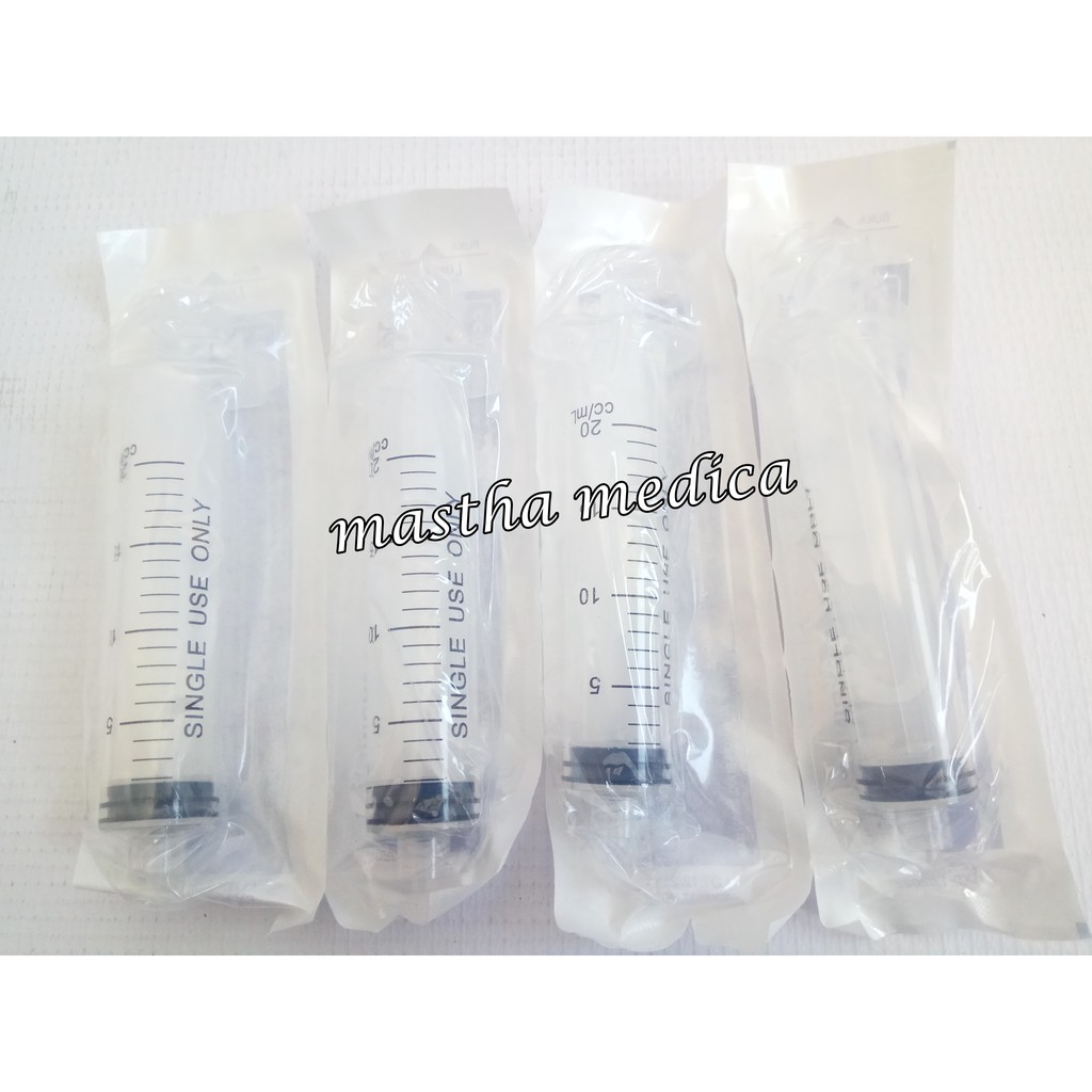 Alat Suntik Disposable Syringe Gidcare 20 cc Box Tanpa Jarum