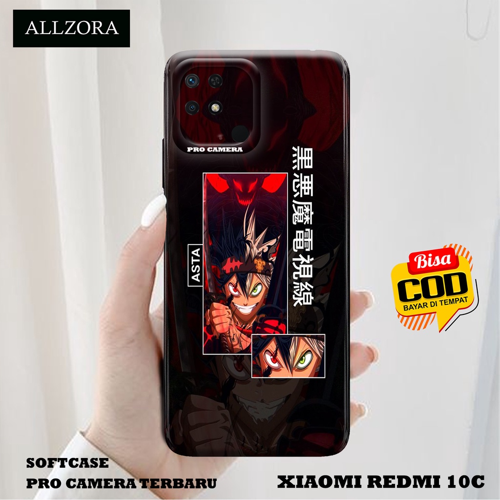 ALLZORA - Case Hp Xiaomi Redmi 10C - Fashion Case Anime - Softcase Xiaomi Redmi 10C Terbaru - Casing
