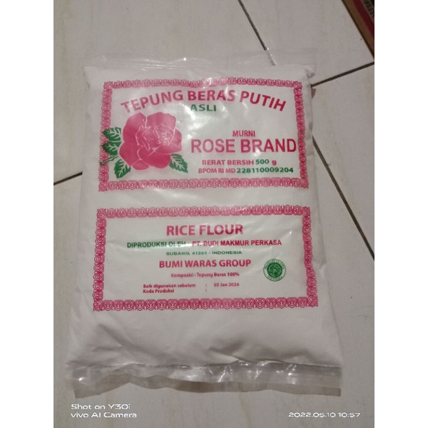 

Tepung Beras Putih Rose Brand 500gr