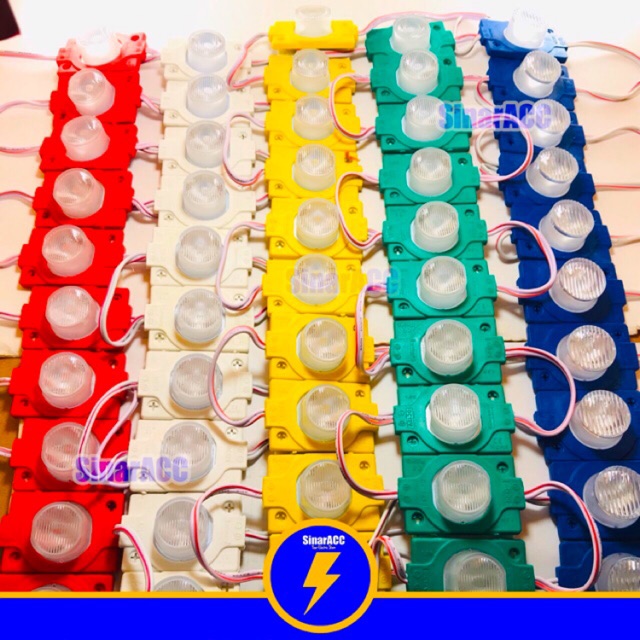 Led Modul 1.5W 12V 1 mata jumbo besar led module 12 v 1 led Waterproof anti air 1.5 W
