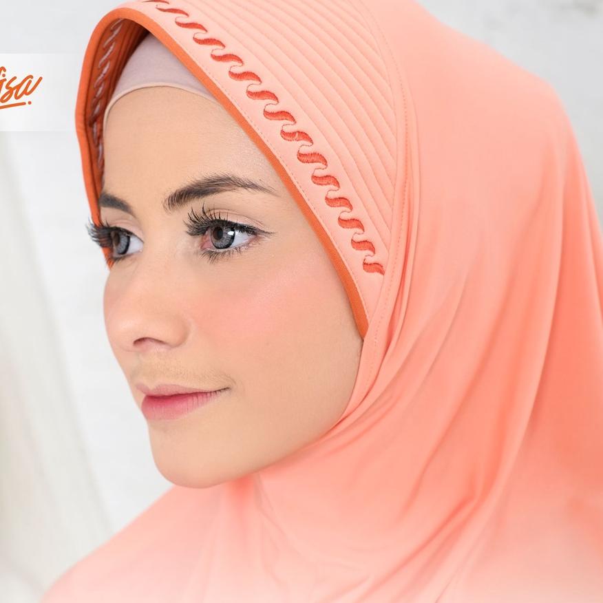 ➳ Nafisa Minang Bordir - Hijab Instan Bergo ✭