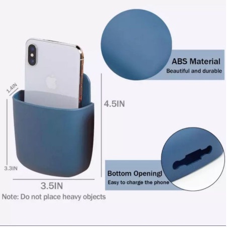 Holder Hp Tembok Multifungsi Holder Hp Tempel Dinding Kotak Mini