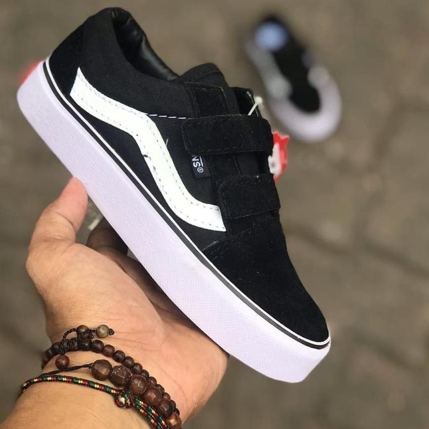 Sepatu V4ns Sekolah Anak Laki Perempuan V4ns Kid's Old Skool Classic Anak Umur 2 3 4 5 6 7 Tahun