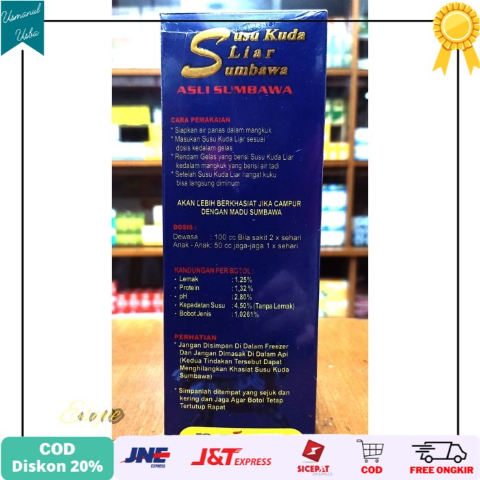 

◾COD◾ TERMURAH! Susu Kuda Liar Sumbawa 500ml ASLI
