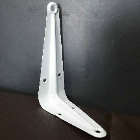 Siku rak L 8&quot;x 10&quot; Putih / Shelf Bracket White Harga Per Pcs (A155)