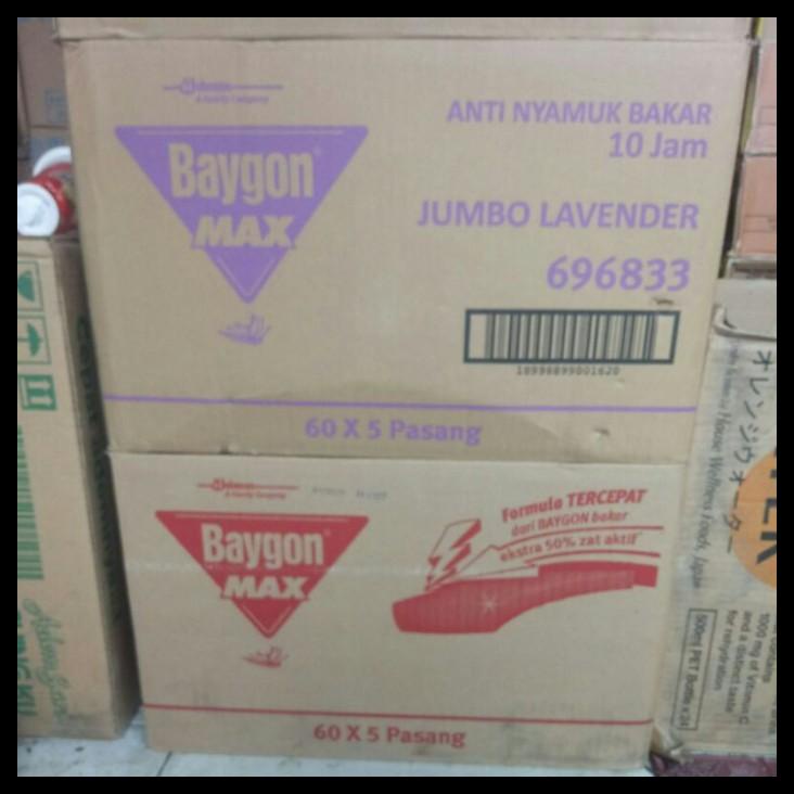 TERLARIS AE51 BAYGON BAKAR JUMBO BAYGON MAX DBD LAVENDER ISI 60 PCS OBAT NYAMUK SALE