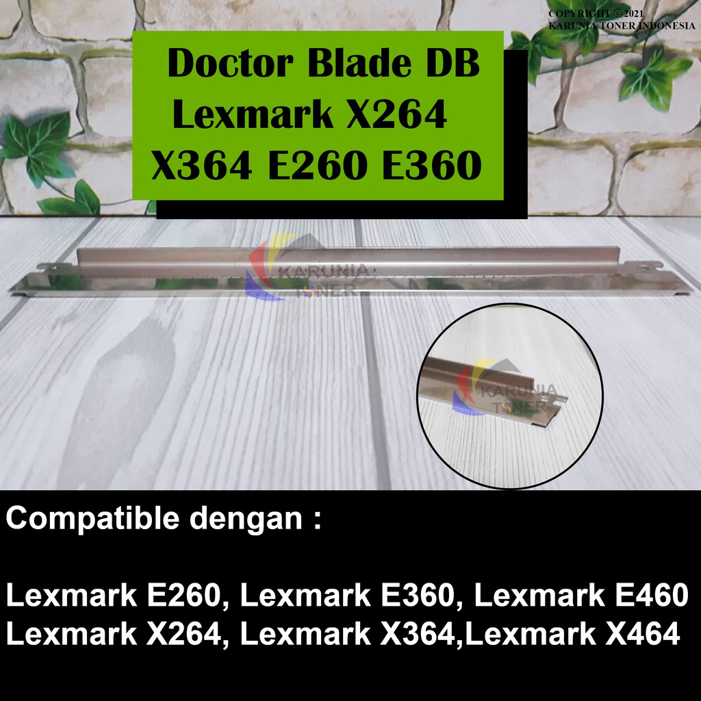 Doctor Blade DB For Printer Lexmark E260 E360 E 260 360 X264 X364 X464