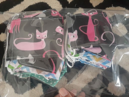 Masker 3d Murah/3ply/bisa Masuk Tissue/masker Motif Bunga