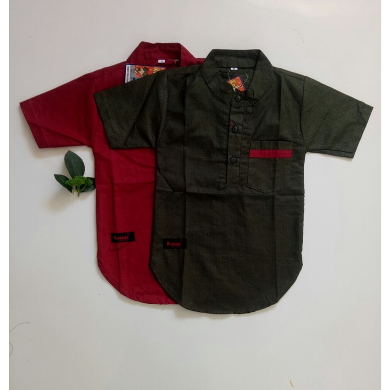 kurta anak sigaret kiddos koko anak kemeja anak