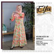 GAMIS AYUMI KIDS 08 APRICOT / GAMIS ANAK AYUMI