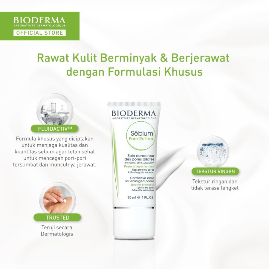 Bioderma Sebium Pore Refiner 30 ml - Treatment untuk Pori Wajah