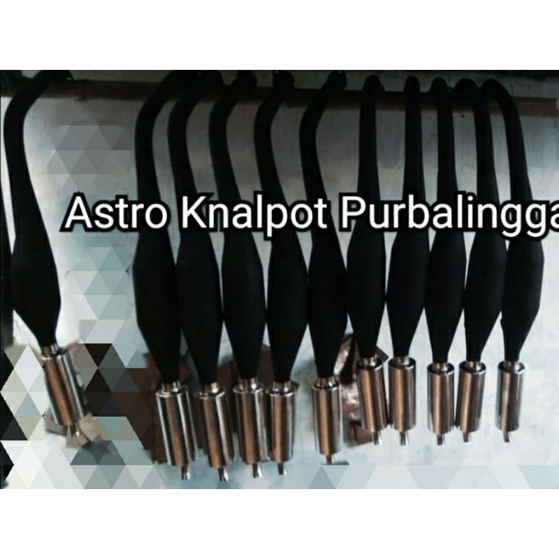 knalpot fizR standar racing Hitam black