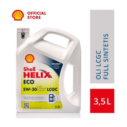 Oli Mesin Mobil LCGC Shell Helix ECO 5W-30 (3.5L)