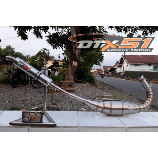 Knalpot ninja r rr ss full stainles non cobra kawasaki ninja rr r ss 2 tak dtx51