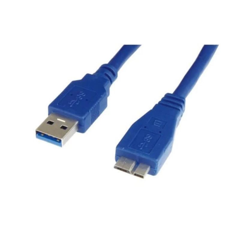 Kabel Usb 3.0 to micro b 1meter / KABEL USB3.0 TO MICRO B 1M/ KABEL HARDISK 1METER/ KABEL MICRO B 1M