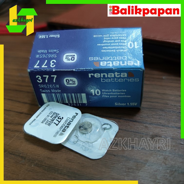 Baterai Jam Renata 377 SR626SW Original Battery Batre AG4 AG 4
