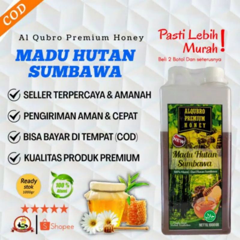 

Madu Asli Al Qubro Al-Qubro AlQubro Premium Madu Varian Hutan Sumbawa 1Kg