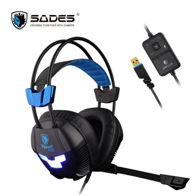 Headset Gaming Sades X Power Plus