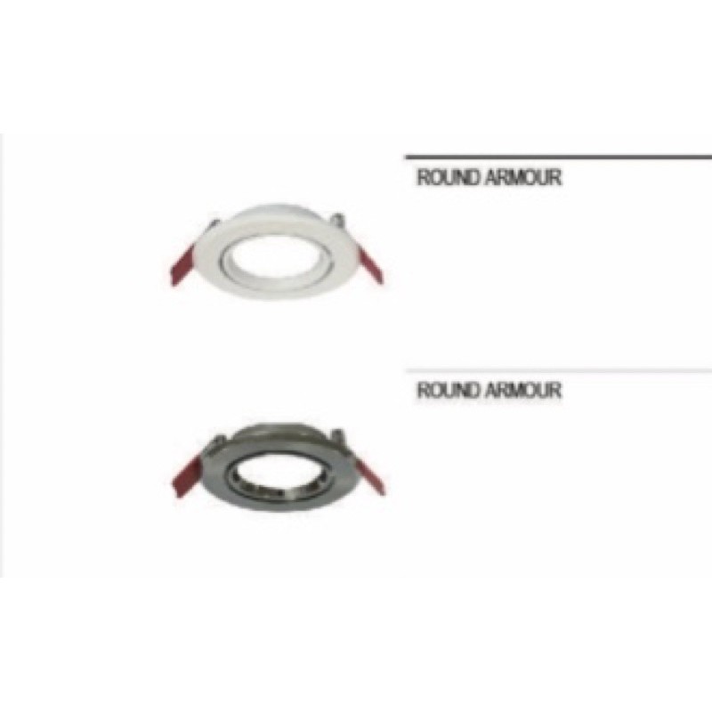 housing lampu MR16 NERO