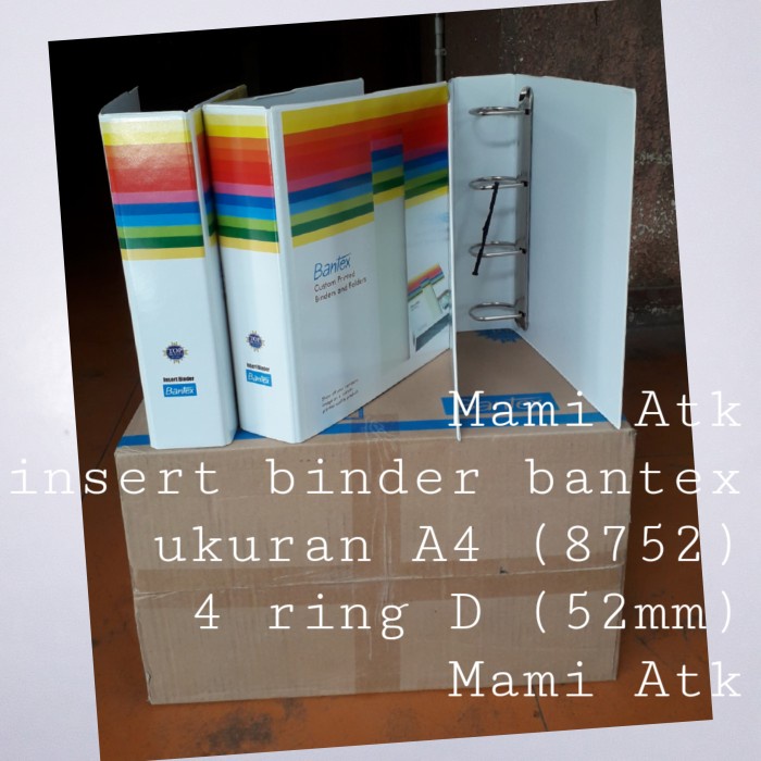 

Produk Unggulan Insert Ring Binder Bantex 4 Ring D 52Mm Size A4 No Ref 8752 Gilaa!!!