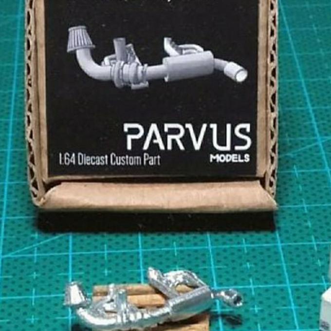 $$$$] Parvus Models Exhaust System V2 Knalpot custom Hot Wheels Tomica 1 64