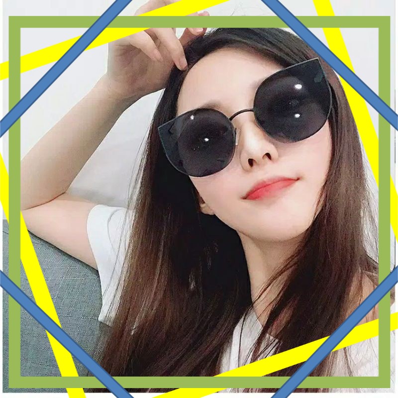 Kacamata Warna Fashion Wanita Pria Style Korea Frame Sunglasses Lensa Gaya Terbaru (KM-K703)