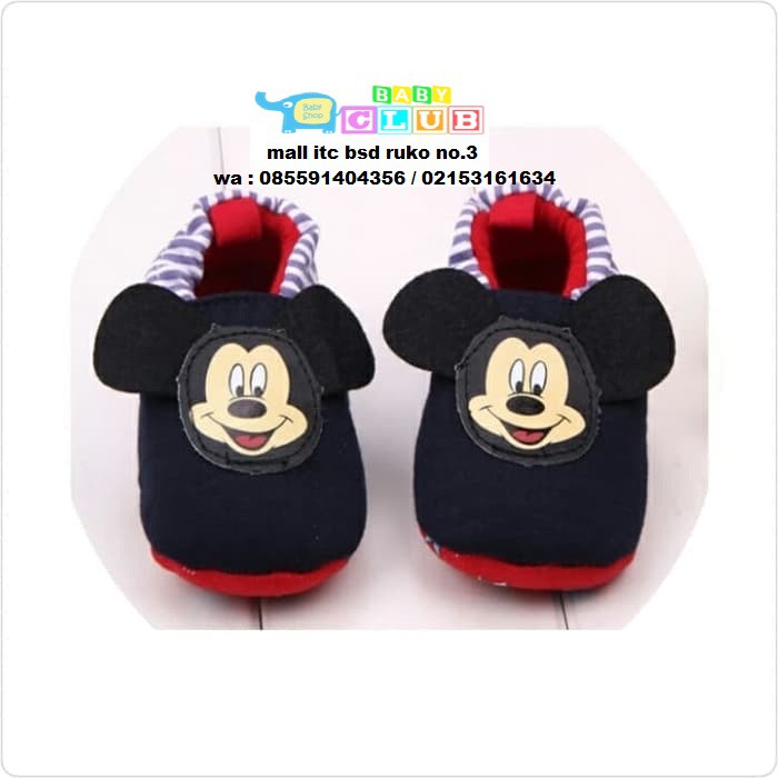 Sepatu Baby Motif Mickey