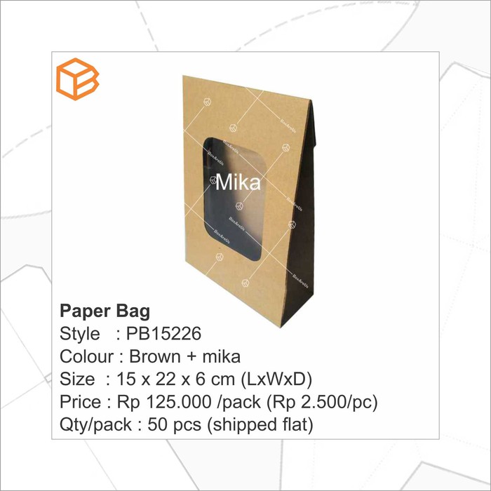 

Dijual # PB15226 | Paper Bag. cookies box.Gift Box. terbaik