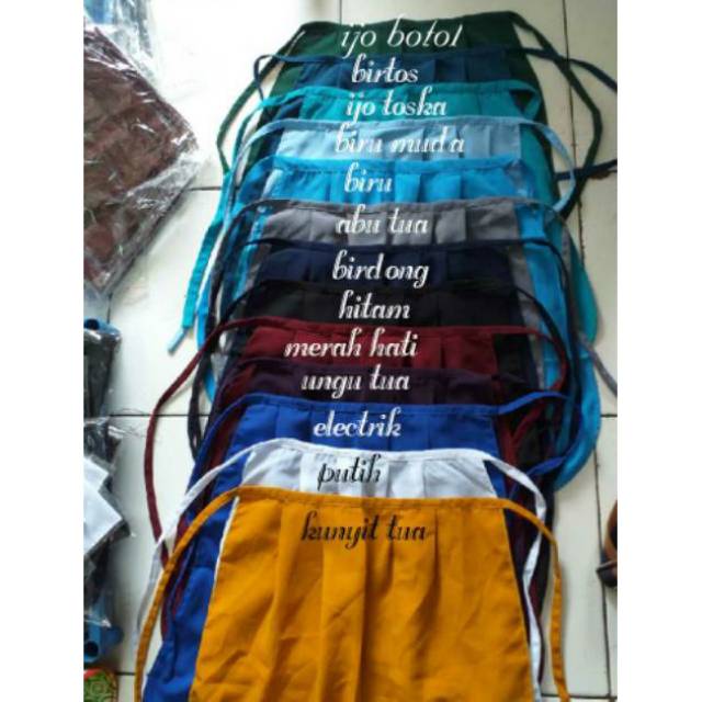 Cadar tali kerut bahan wolfies