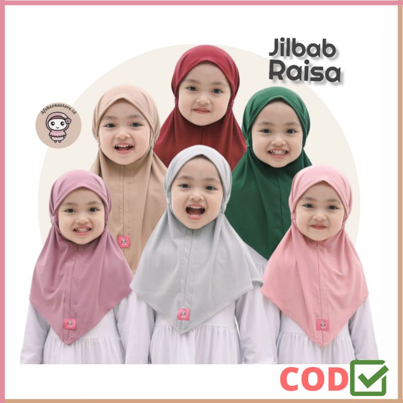 jilbab RAISA | jilbab anak perempuan 1 2 3 4 5 Th