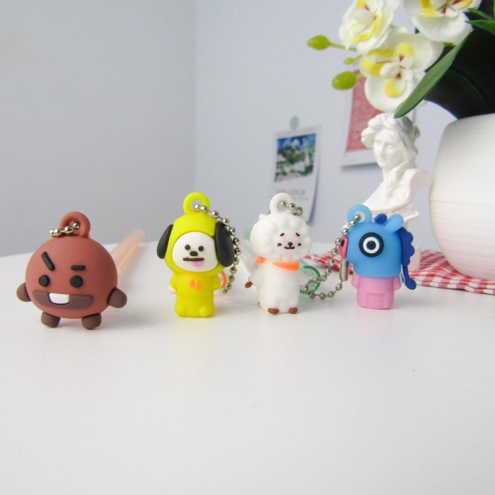 

Aman 1 Set 8 Pulpen Gel Karakter Gantungan Bt21 Bts Bangtan Boys Cod Promo