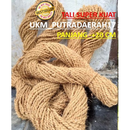 Tali serabut kelapa, pot serabut kelapa, pot serabut kelapa anggrek, pot anggrek, tambang, tali