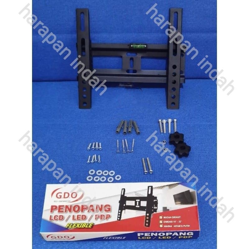 Bracket TV LED GDO 10-32 inch WATERPAS Braket Breket Dinding TV LCD