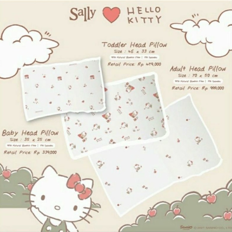 Friend of Sally Hello Kitty Edition Baby Head / Toddler Head / Adult Head / Mini Hug / Reguler Hug / Chubby Hug