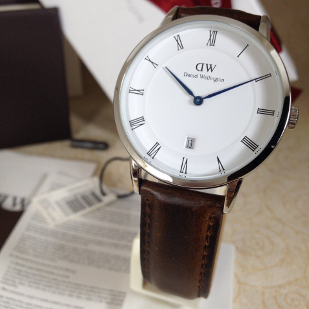 Jam Tangan Pria DW Dapper 38mm Bristol Silver Original