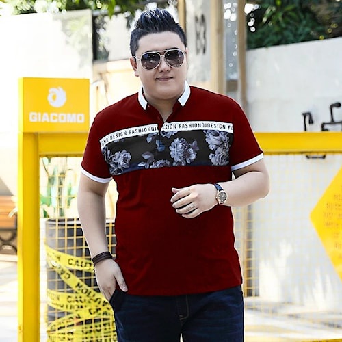 Diskon  Kaos Polo Pria Jumbo XXL / Baju Kaos Kerah Pria / Kaos Polo Pria Dewasa / Kaos Pria Berkerah