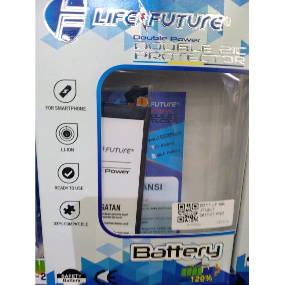 BATRE BATERAI SAMSUNG J7 PRO J730 J7 2018 DOUBLE POWER