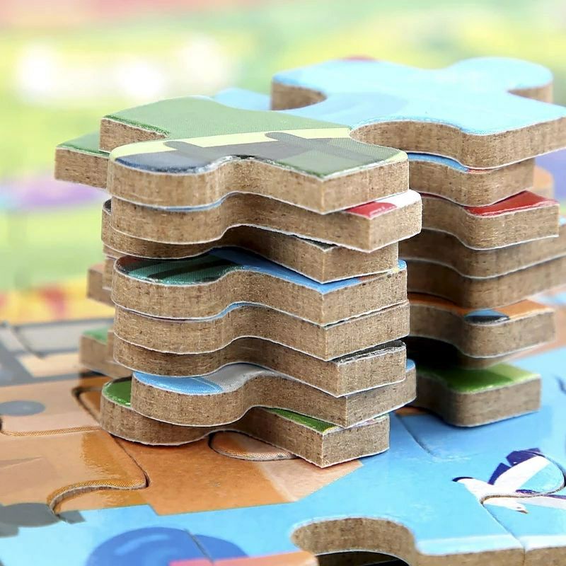 Mainan Edukasi Anak Puzzle Kayu 100pcs Wooden Jigsaw Kotak Kaleng Besi Tin Box Kado Souvenir Ultah Anak Birthday Gift Hampers Hadiah