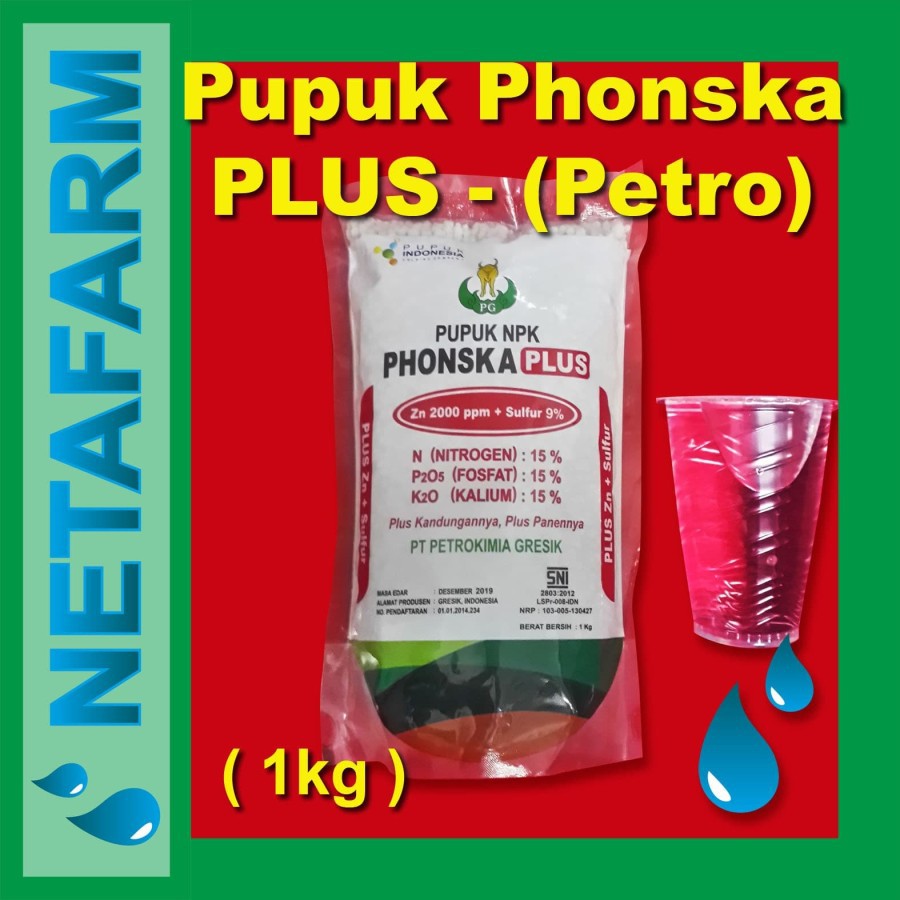 Pupuk Phonska Plus - 1kg ( Non subsidi )