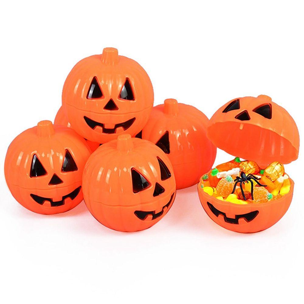 Lanfy Candy Box Hollow 10Pcs Festival Plastic Trick or Treat Hadiah Anak Ornamen