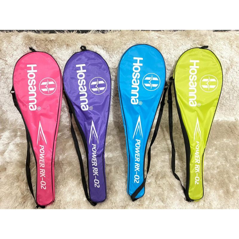 RAKET BULU TANGKIS RAKET BADMINTON SET ISI 2 HOSANNA RK-02