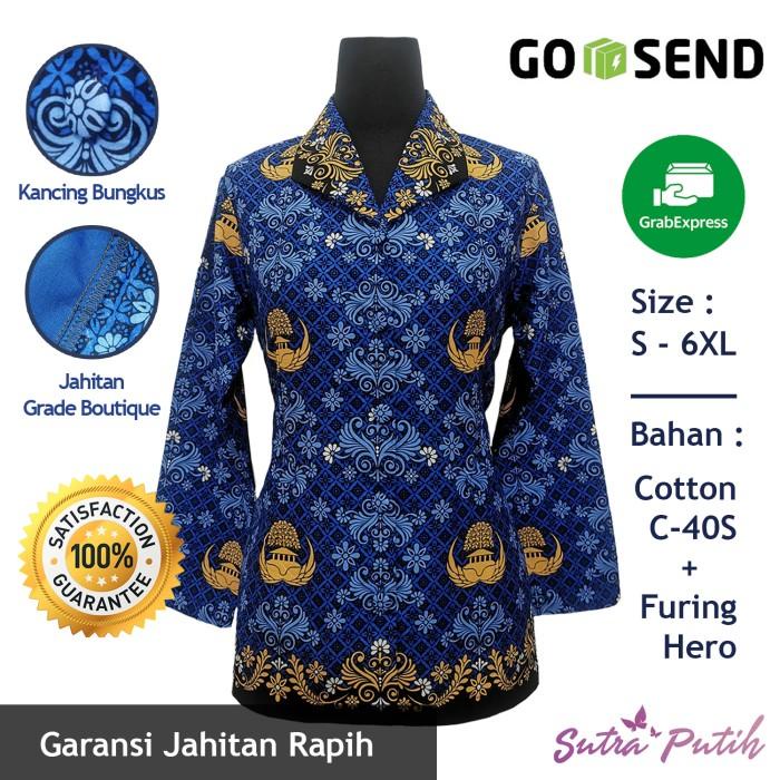 Seragam Batik Pns Wanita Korpri - Badan Furing Hero