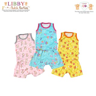 LIBBY Stelan Oblong Kutung Celana  Pendek Motif  Batik  New 