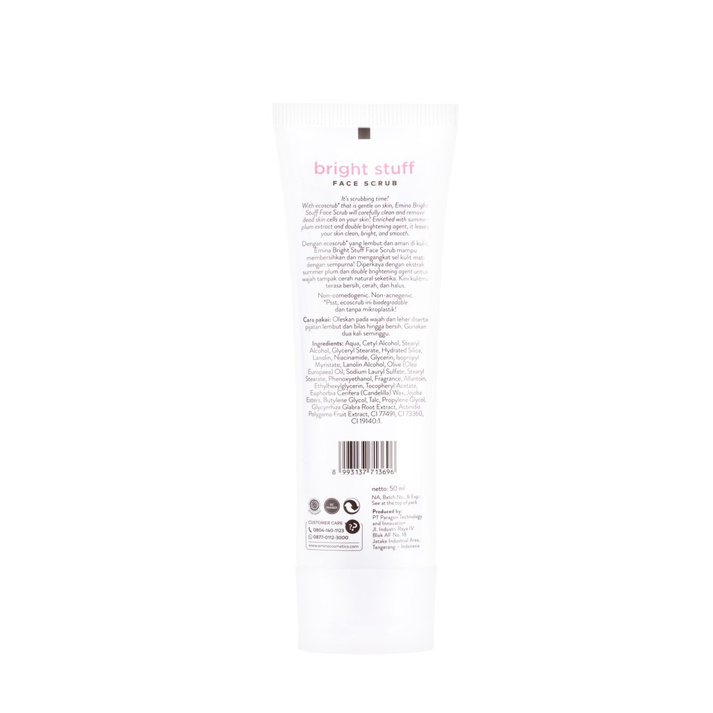 EMINA Bright Stuff Face Scrub 50ml