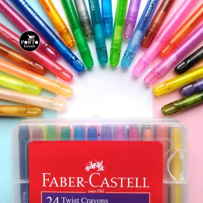 

gunturputra39 Faber Castell Twist Crayon Krayon Putar 24 Warna TERLARIS TERPERCAYA ORIGINAL