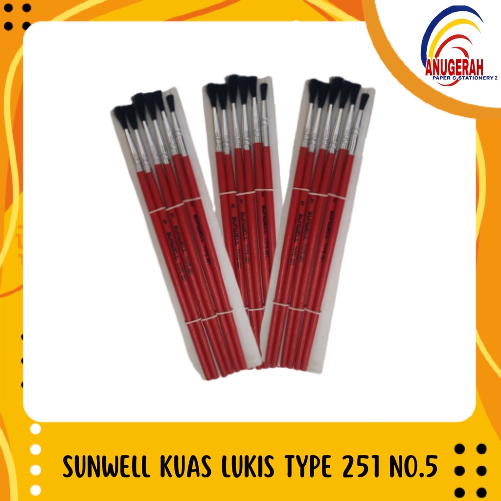 

SUNWELL KUAS LUKIS TYPE 251 No.5 (PCS)