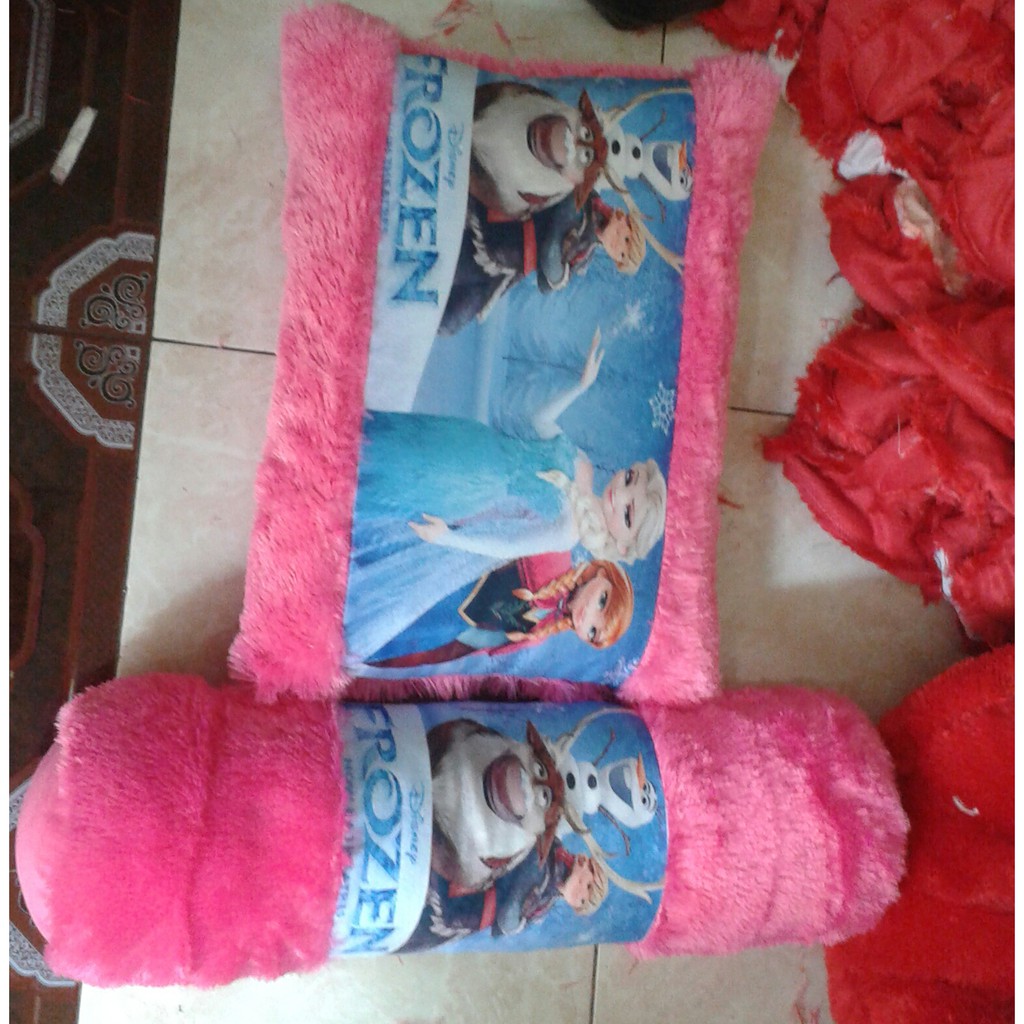 set bantal guling frozen