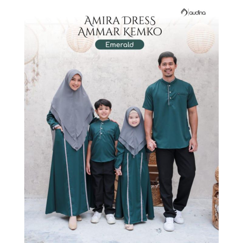 OPEN PO SARIMBIT KELUARGA AMMAR KEMKO DAN AMIRA DRESS BY AUDINA